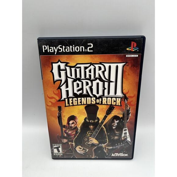 Guitar Hero lll 3: Legends of Rock (Playstation 2, PS2) Tested - Picture 1 of 7